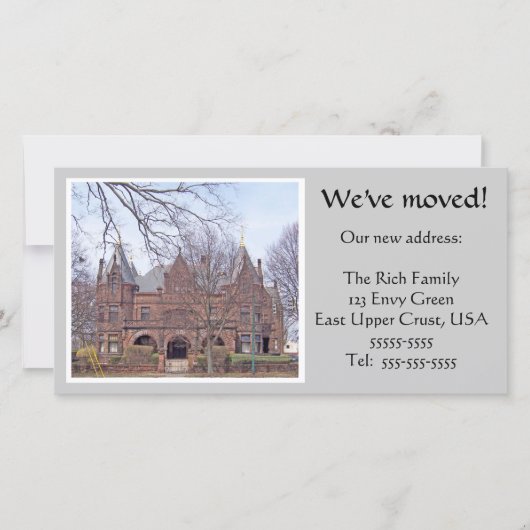 Wir haben die Vorlage für die Fotokarte verschoben (Vorderseite)