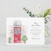 Wir haben die Wasserfarbenfront verschoben Ankündigung (Stehend Vorderseite)