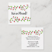 Wir haben die Weihnachtsbaumlichteinschlusskarte v Begleitkarte (Vorne/Hinten)