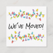 Wir haben die Weihnachtsbaumlichteinschlusskarte v Begleitkarte (Vorderseite)