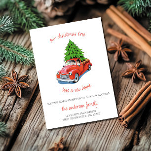 Wir haben die Weihnachtskarte neue Adresse Alter L Feiertagskarte