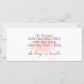 Wir haben die Whimsikfarbenschrift verschoben (Rückseite)