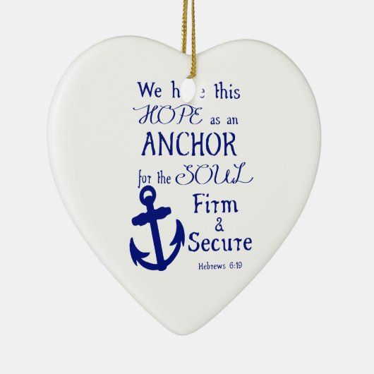 Wir haben diese Hoffnung... Keramikornament (Rechts)