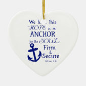 Wir haben diese Hoffnung... Keramikornament (Vorne)