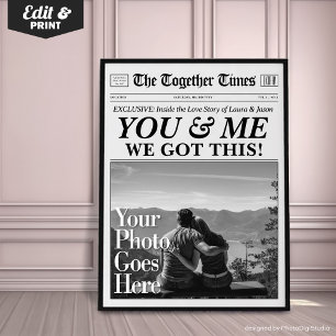Wir haben diese Personalisierte Geschenkzeitung Go Poster