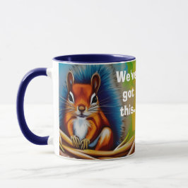 Wir haben dieses Eichhörnchen, Schildkröte, Spinne Tasse