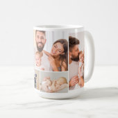 Wir haben dir Papa Liebe! Foto des ersten Vaters Kaffeetasse (VorderseiteRechts)