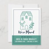 Wir haben Doodle House neue Adresskarte übertragen Karte (Vorderseite)