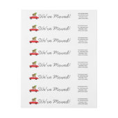 Wir haben ein handgezeichnetes Weihnachtsauto bewe (Bogen)