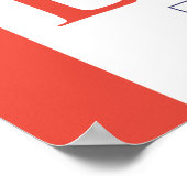 WIR HABEN EIN LION - Trump/Pence 2016-Poster Poster (Ecke)