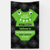 "Wir haben ein Monster geschaffen" Halloween-Kinde Banner (Vertikal)