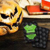 "Wir haben ein Monster geschaffen" Halloween-Kinde Begleitkarte