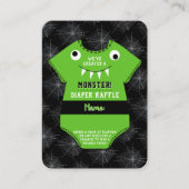 "Wir haben ein Monster geschaffen" Halloween-Kinde Begleitkarte (Vorderseite)