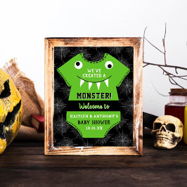 "Wir haben ein Monster geschaffen" Halloween-Kinde Poster