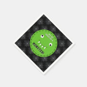 "Wir haben ein Monster geschaffen" Halloween-Kinde Serviette (Ecke)