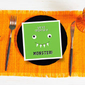 "Wir haben ein Monster geschaffen" Halloween-Kinde Serviette