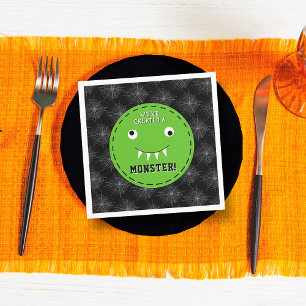 "Wir haben ein Monster geschaffen" Halloween-Kinde Serviette