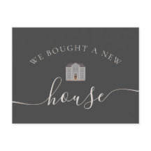 Wir haben ein neues Haus gekauft, das wir angekünd