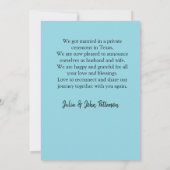 Wir haben ein Paar Namen Stadt hinzufügen, Datum g Ankündigung (Rückseite)