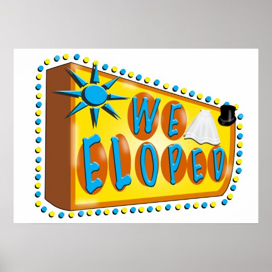 Wir haben ein Zeichen Poster (Vorne)