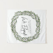 Wir haben ein Zeichen Wandteppich (Vorderseite (Horizontal))