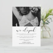 Wir haben eine Ankündigung zur eleganten Designent (Stehend Vorderseite)