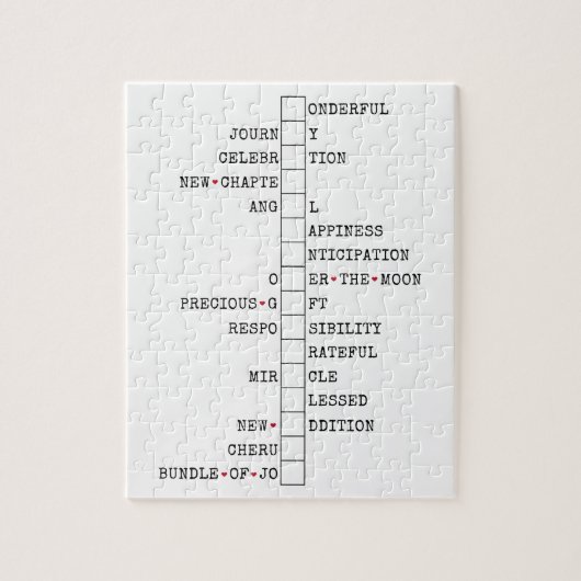 Wir haben eine Baby - Spaß Schwangerschaft Ankündi Puzzle (Vertikal)