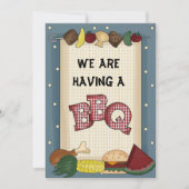 Wir haben eine Einladung zur GRILLEN (Vorderseite)