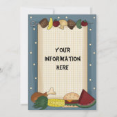 Wir haben eine Einladung zur GRILLEN (Rückseite)