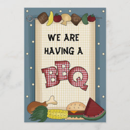 Wir haben eine Einladung zur GRILLEN