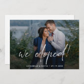 Wir haben eine elegante Hochzeit des Fotos ausgeru Ankündigung (Vorne/Hinten)