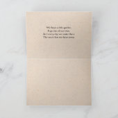 Wir haben eine kleine Guinea Schweine, die grüßen Karte (Innenseite)