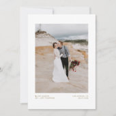 Wir haben eine moderne Minimalistische Schwarze Fo Ankündigung (Vorderseite)