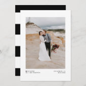 Wir haben eine moderne Minimalistische Schwarze Fo Ankündigung (Vorne/Hinten)