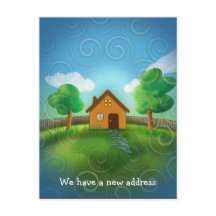 Wir haben eine neue Adresse - Einladung zur Postka