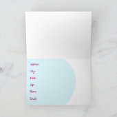 "Wir haben eine neue Adresse" Meldevorlage Einladung (Innenseite)