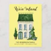 Wir haben eine neue Ankündigung über Zuhause-Movin Postkarte (Vorderseite)