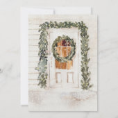 Wir haben eine neue Ankündigung zum Zuhause-Winter (Rückseite)