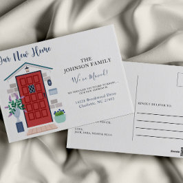 Wir haben eine neue Ankündigung zur Adressenversch Postkarte