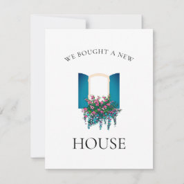 Wir haben eine neue Blumenkarte für unser Haus gek