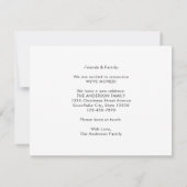 Wir haben eine neue Zuhause-Adresse übertragen 3 F Ankündigung (Rückseite)