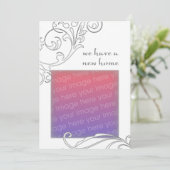 wir haben eine neue Zuhause : weiß geblüht Ankündigung (Stehend Vorderseite)