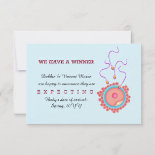 Wir haben eine Preisträgerankündigung Ankündigung