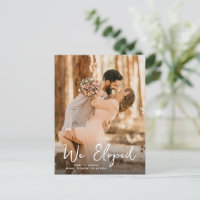 Wir haben eine romantische Hochzeitsankündigung