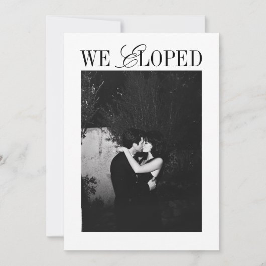 Wir haben eine stilvolle, moderne Minimalistische Ankündigung (Vorderseite)