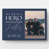 Wir haben einen Helden, den wir ihn Pater Foto Kee Fotoplatte (Vorderseite)