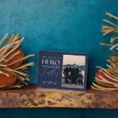 Wir haben einen Helden, den wir ihn Pater Foto Kee Fotoplatte (Seite)