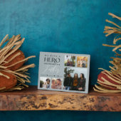 Wir haben einen Helden, den wir ihn Pater FotoColl Fotoplatte (Seite)