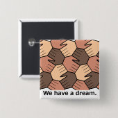 Wir haben einen Traum. Button (Vorne & Hinten)