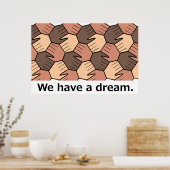 Wir haben einen Traum. Poster (Küche)